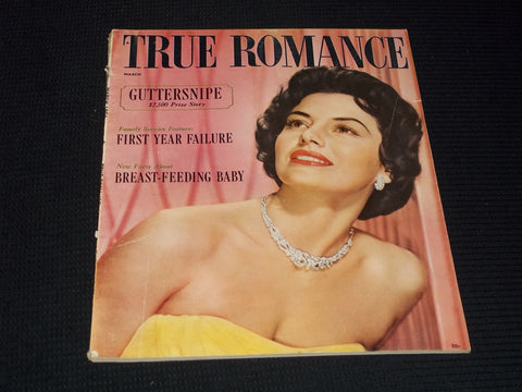 1955 MARCH TRUE ROMANCE MAGAZINE - CYD CHARISSE MGM FRONT COVER - E 13366