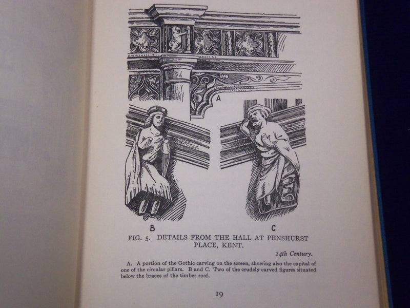 1926 ENGLISH ROOMS AND THEIR DECORATION AT A GLANCE BOOK BY HAYWARD - KD 910C
