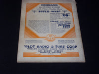 1929 SEPTEMBER RADIO MAGAZINE - CUNNINGHAM RADIO TUBES FRONT COVER - E 6290