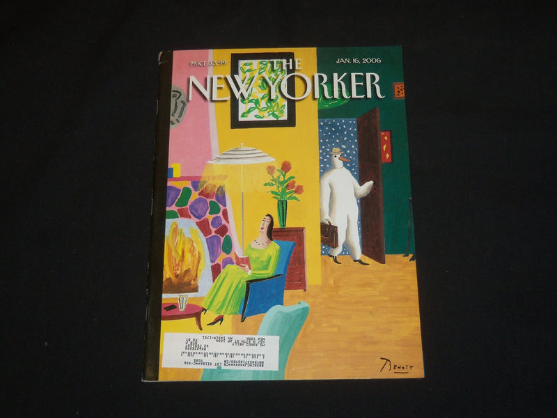 2006 JANUARY 16 THE NEW YORKER MAGAZINE - ILLUSTRATED COVER - NY 2061