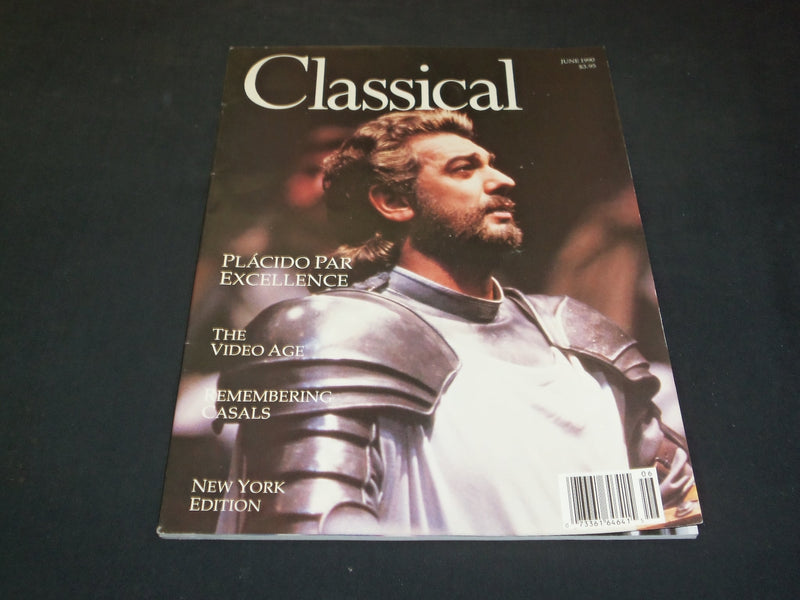 1990 JUNE CLASSICAL MAGAZINE - PLACIDO DOMINGO - SP 7289