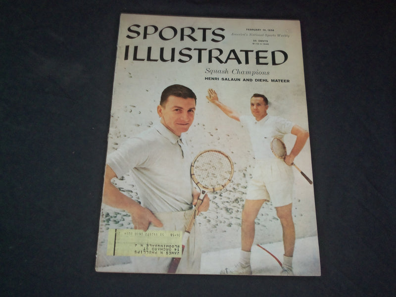 1958 FEBRUARY 10 SPORTS ILLUSTRATED MAGAZINE-HENRI SALAUN & DIEHL MATEER-SP 8869