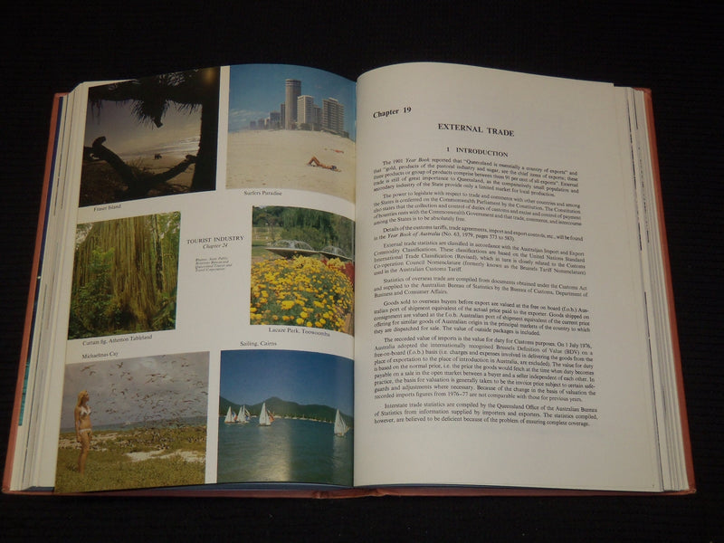 1970-1982 QUEENSLAND YEAR BOOK LOT OF 12 - GOV. STATISTICIAN BRISBANE - KD 5T