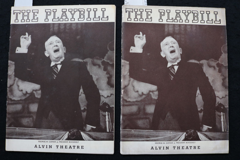 1938 I'D RATHER BE RIGHT PROGRAM- THE PLAYBILL-GEORGE M. COHAN -LOT OF 2- K 3049
