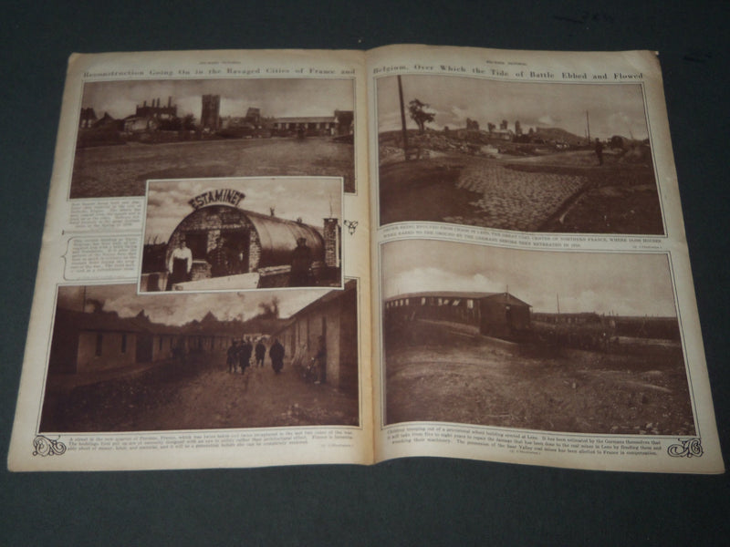 1919 DECEMBER 18 MID-WEEK PICTORIAL MAGAZINE SECTION - ON THE RHINE - J 3252