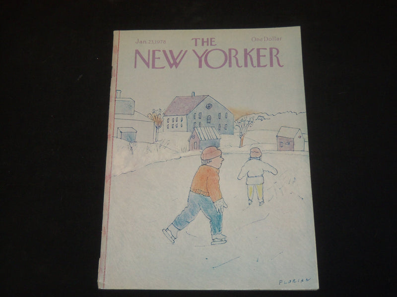 1978 JANUARY 23 THE NEW YORKER MAGAZINE - ILLUSTRATED COVER - NY 1224