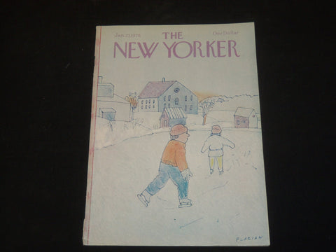 1978 JANUARY 23 THE NEW YORKER MAGAZINE - ILLUSTRATED COVER - NY 1224