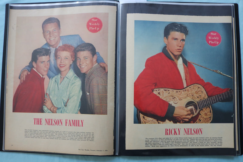 MOVIE STAR WEEKLY PIN-UP SCRAPBOOK - RICKY NELSON - #56