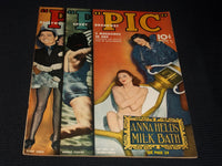 1939 FEBRUARY 21 PIC MAGAZINE - CLARK GABLE GOOGLE FISHING COVER - E 5041