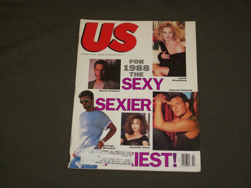 1988 OCTOBER 17 US MAGAZINE - CYBILL SHEPHERD, KEVIN COSTNTER COVER - B 3894