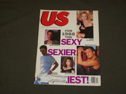 1988 OCTOBER 17 US MAGAZINE - CYBILL SHEPHERD, KEVIN COSTNTER COVER - B 3894