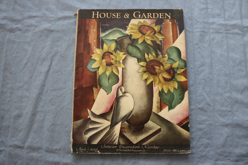 1929 APRIL HOUSE & GARDEN MAGAZINE - INTERIOR DECORATIONS NUMBER - E 9338