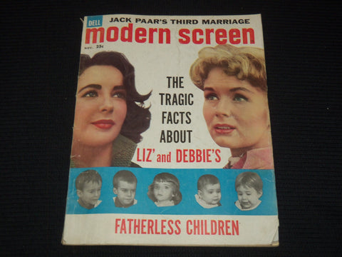 1959 NOVEMBER MODERN SCREEN MAGAZINE - LIZ TAYLOR & DEBBIE REYNOLDS - E 16314