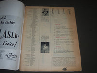1960 JUNE ELLE FRENCH MAGAZINE - GREAT FRONT COVER - FASHION - ADS - SP 5813