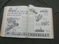 1933 JANUARY-DECEMBER COUNTRY GENTLEMAN BOUND MAGAZINE VOLUME -NICE ADS - R 731T