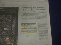2021 JANUARY 11 NEW YORK TIMES-FLOOD OF FAILURES LET MOB RAMPAGE THROUGH CAPITOL