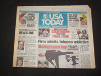 1997 MARCH 21-23 USA TODAY NEWSPAPER - FIRM ADMITS TOBACCO ADDICTIVE - NP 7857