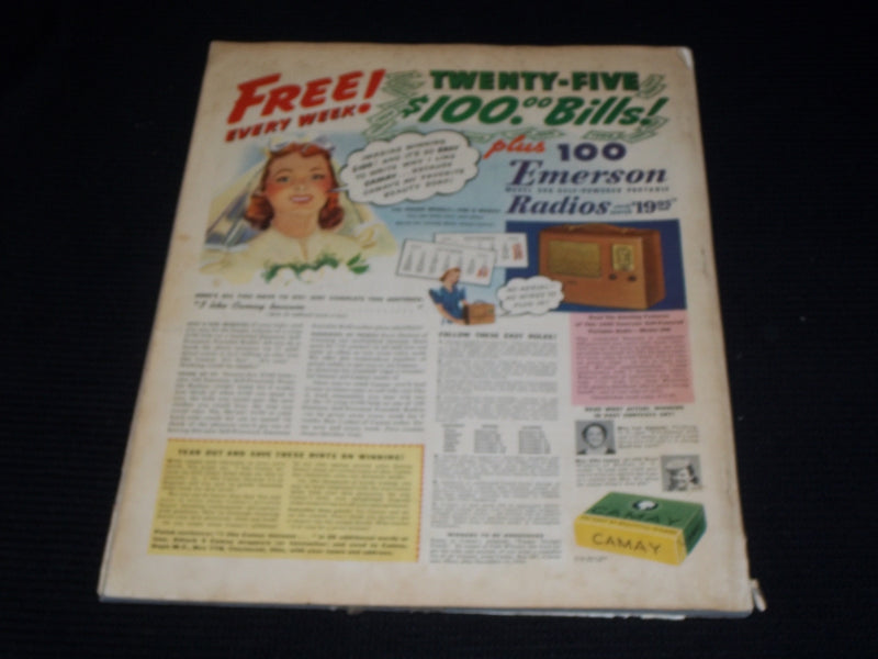 1939 NOVEMBER MCCALL'S MAGAZINE NICE COVER & FULL PAGE ADS - E 1303