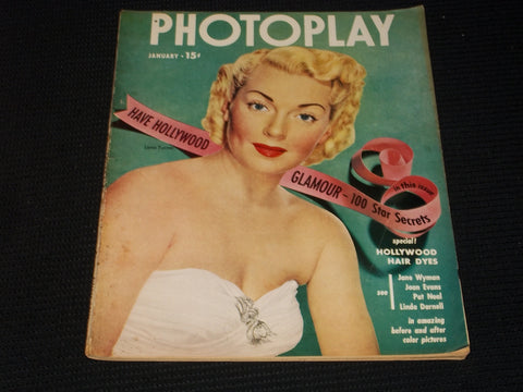1951 JANUARY PHOTOPLAY MAGAZINE - LANA TURNER FRONT COVER - E 1799