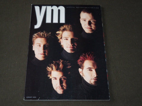 2001 AUGUST YM YOUR MAGAZINE - N'SYNC COVER - JUSTIN TIMBERLAKE - CW 878