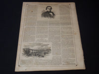 1857 JULY 18 LIFE ILLUSTRATED NEWSPAPER - ROBERT BURNS - NP 5927