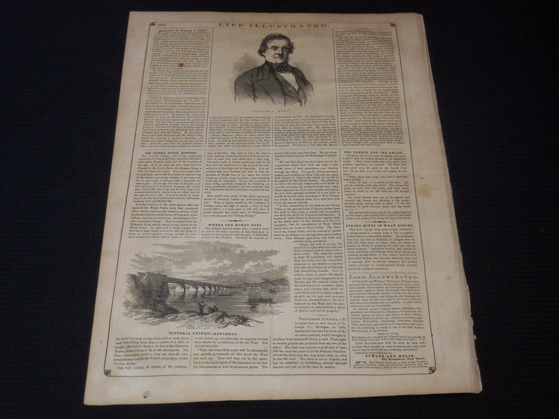 1857 JULY 18 LIFE ILLUSTRATED NEWSPAPER - ROBERT BURNS - NP 5927
