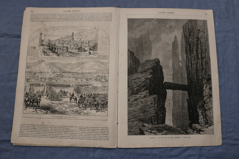 1875 JUNE 19 L'UNIVERS ILLUSTRE - REVUE A LONGCHAMP - FRENCH - NP 8563