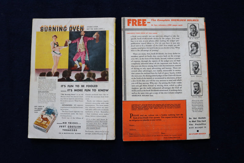 1933 THE GOLDEN BOOK MAGAZINE - LOT OF 8 - O 3457
