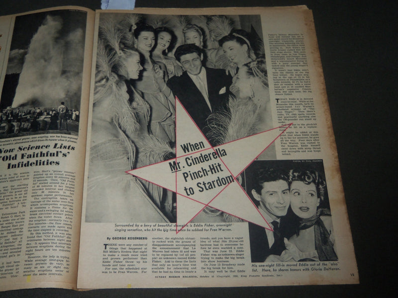 1950 OCT 15 SUNDAY MIRROR MAGAZINE SECTION - PEGGY O'CONNOR - ROGERS - J 2906