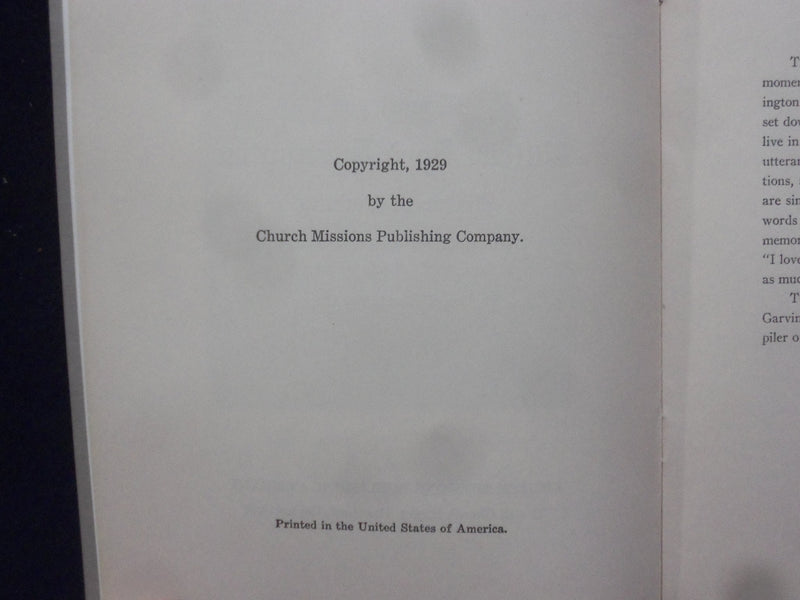 1929 MEMORIES OF WILLIAM REED HINTINGTON SOFTCOVER BOOKLET - K 220