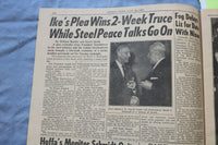 1959 JUNE 28 N.Y. SUNDAY NEWS NEWSPAPER - INGEMAR JOHANSSON CHAMP - NP 9226