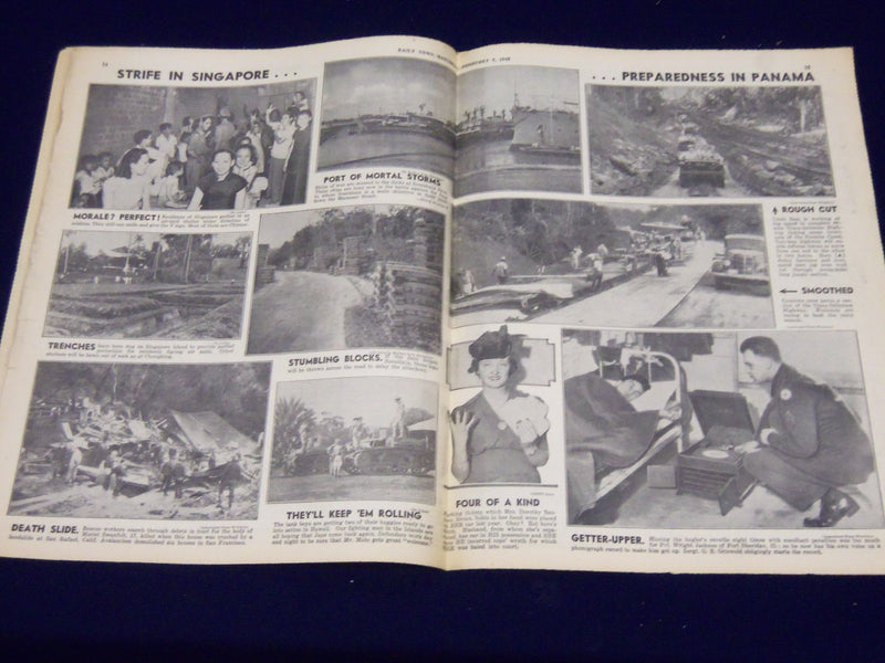 1942 FEBRUARY 7 NEW YORK DAILY NEWS - SUB GETS 17TH SHIP: 26 LOST - NP 1920
