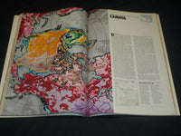 1985-1988 NATIONAL GEOGRAPHIC SOCEITY ATLAS LOT OF 4 GREAT COLOR MAPS - KD 664A