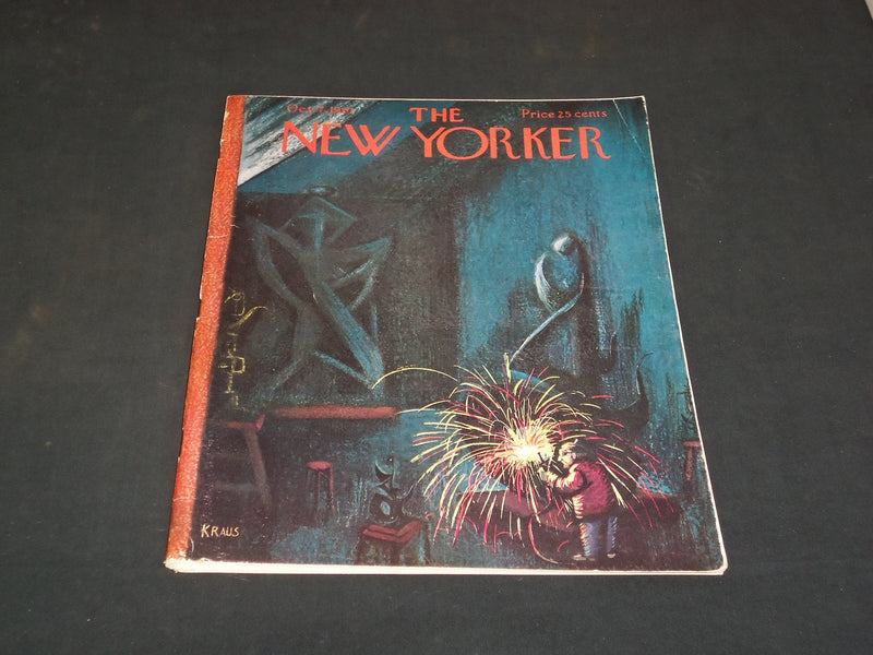 1961 OCTOBER 2 THE NEW YORKER MAGAZINE - ILLUSTRATED COVER - NY 790