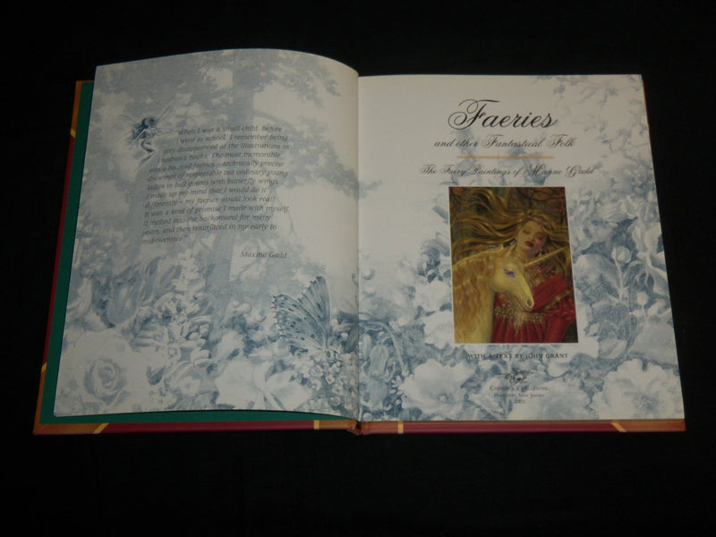 2005 FAERIES AND OTHER FANTASTICAL FOLK HARDCOVER BOOK BY MAXINE GADD - KD 6859