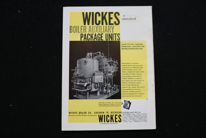 1961 JUNE PLANT MANAGEMENT AND ENGINEERING MAGAZINE - SP 4181X