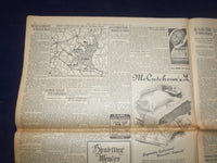 1945 JAN 14 NEW YORK TIMES - RUSSIANS OPEN WINTER OFFENSIVE IN POLAND - NP 6652