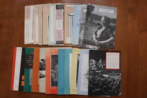 1958-1961 BOOK-OF-THE-MONTH CLUB NEWS MAGAZINE - LOT OF 11 - O 3921