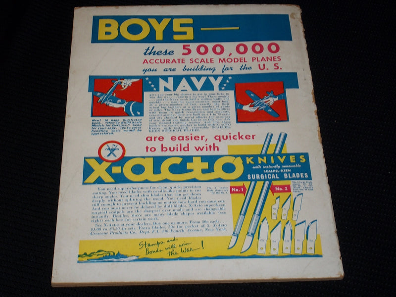 1942 JULY FLYING ACES MAGAZINE ILLUSTRATED FRONT COVER - E 172