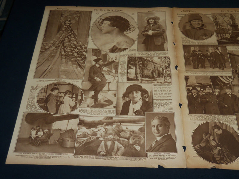 1921 JANUARY 23 NEW YORK TIMES PICTURE SECTION - KING CONSTANTINE - NT 8924