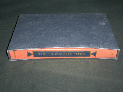 1995 THE TWELVE CAESARS HARDCOVER BOOK BY ROBERT GRAVES W/ SLIPCASE - KD 6915