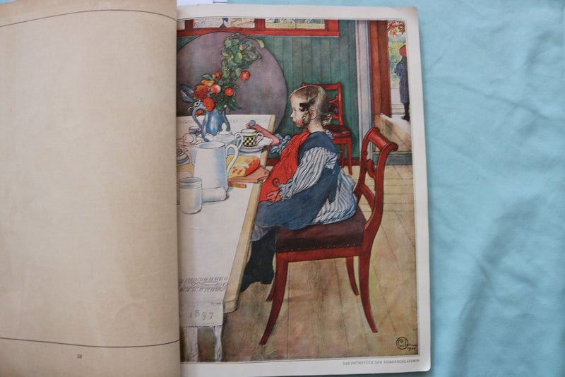 1908-1909 CARL LARSSON - DAS HAUS IN DER SONNE - SOFTCOVER BOOK - K 3290