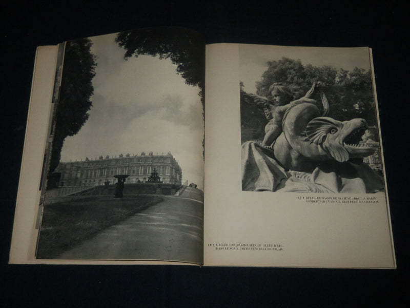 1947 LES JARDINS DE VERSAILLES FRENCH BOOK - PHOTOS BY JEAN ROUBIER - J 3840