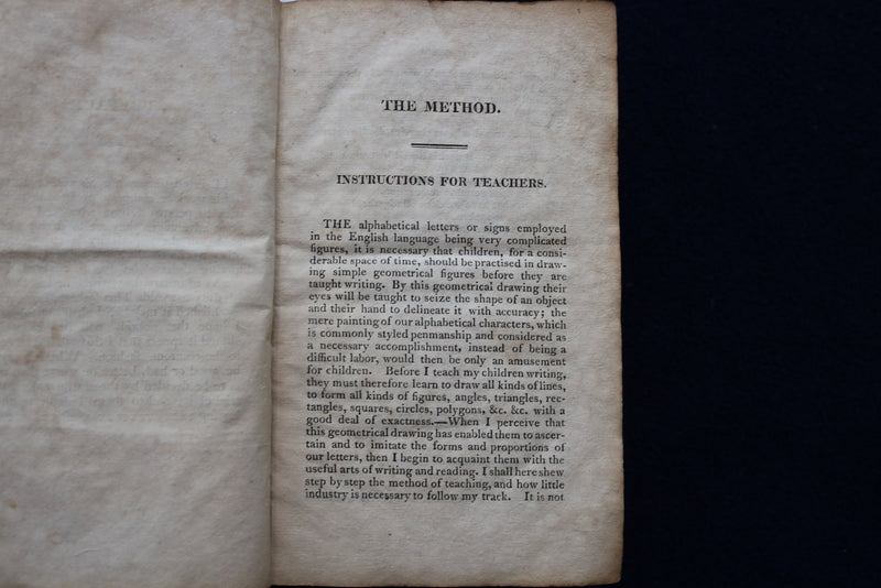 1813 THE METHOLD OF INSTRUCTING CHILDREN RATIONALLY HARDCOVER BY J. NEEF-KD 9440