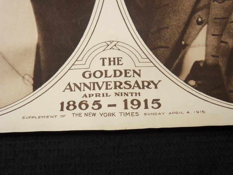 1915 APRIL 4 NEW YORK TIMES SUPPLEMENT - GRANT & LEE - GOLDEN ANNIV. - NP 8937