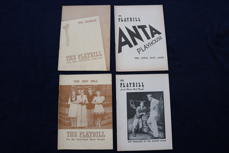 1930'S-1950'S PLAYBILL & PLAYGOER PROGRAMS - LOT OF 38 - O 3320
