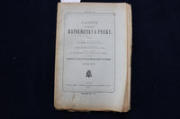 1918-1920 MATHEMATIKY A FYSIKY - CZECH TEXT - LOT OF 4 - O 3429