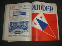 1932 THE RUDDER MAGAZINE - LOT OF 9 DIFFERENT ISSUES - O 3190