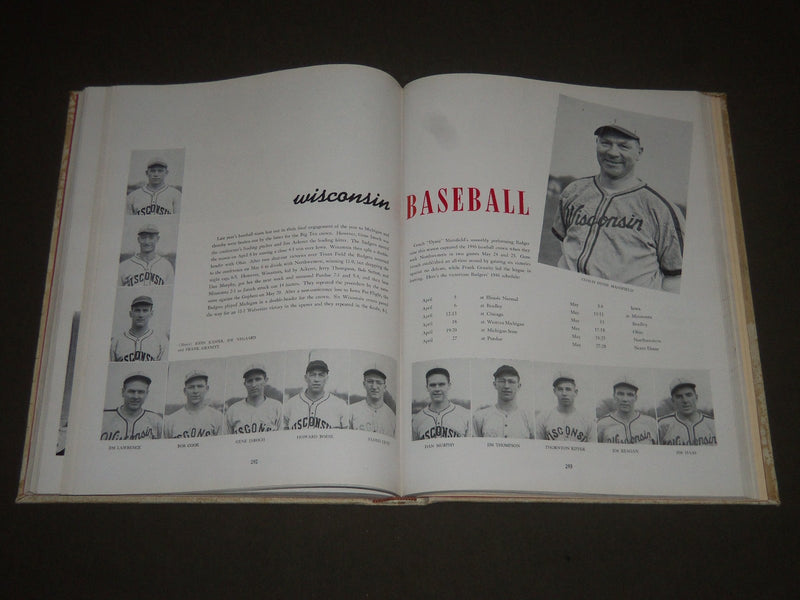 1946 THE BADGER UNIVERSITY OF WISCONSIN YEARBOOK - MADISON WI - PHOTOS - YB 1255