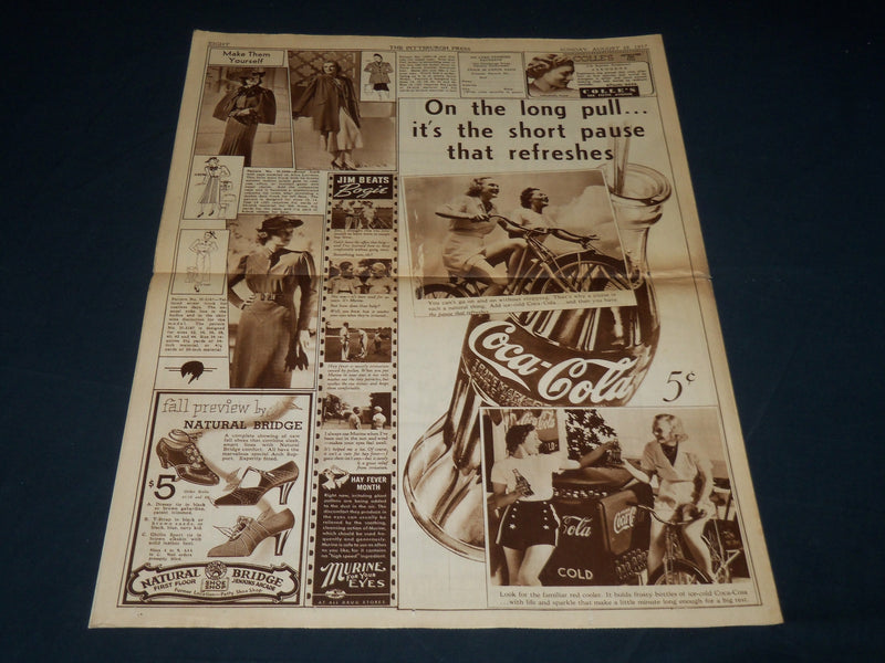 1937 AUG 29 THE PITTSBURGH PRESS SUNDAY ROTO SECTION - HAGERMAN PEAK - NP 4533